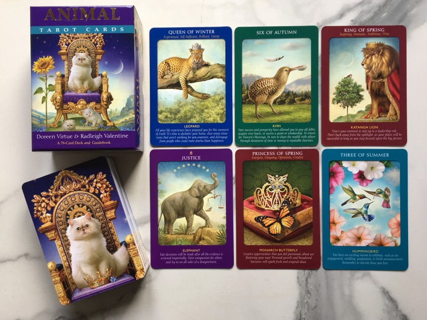 Animal Tarot Cards Doreen Virtue RARE - The Healing Company