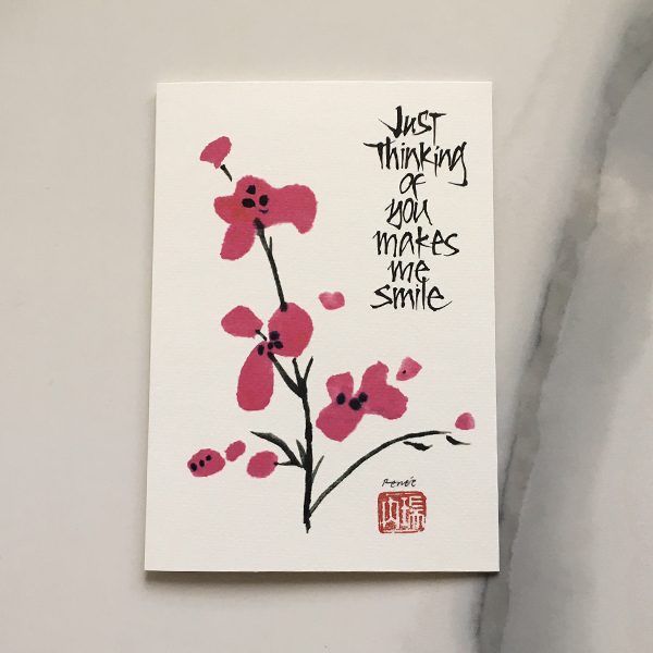 Just Thinking of You Makes Me Smile | Greeting-Card